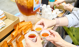 お茶のコーナー